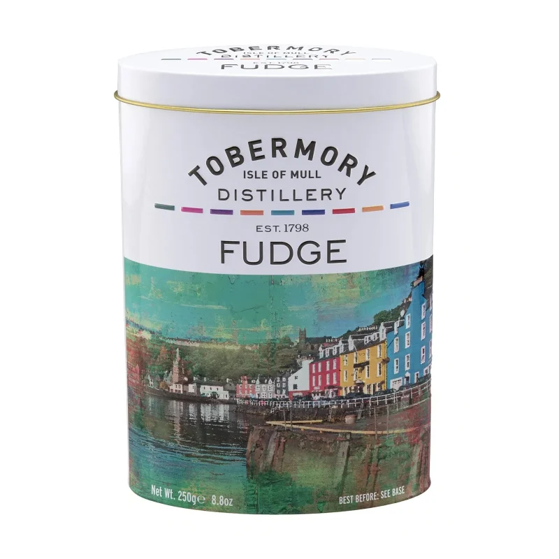 tobermory malt whisky fudge gift tin