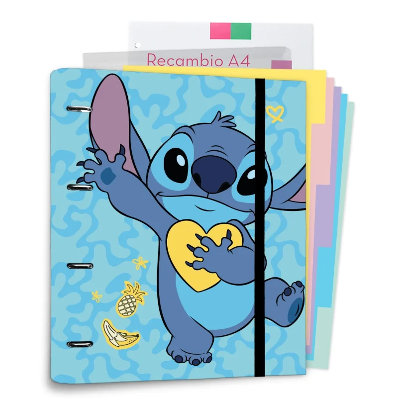 tropical stitch 4 ring binder set