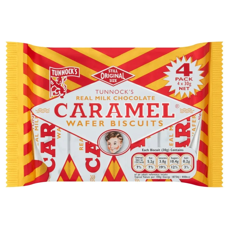 tunnock s milk chocolate caramel wafers