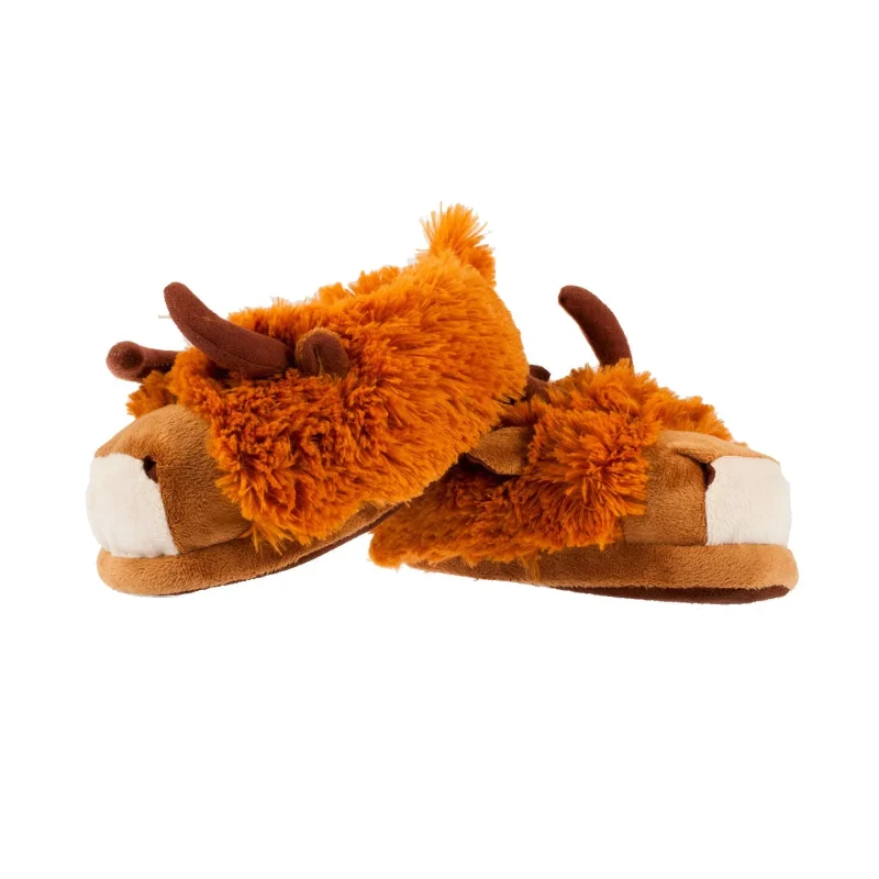 unisex highland cow slippers by cheeky scot