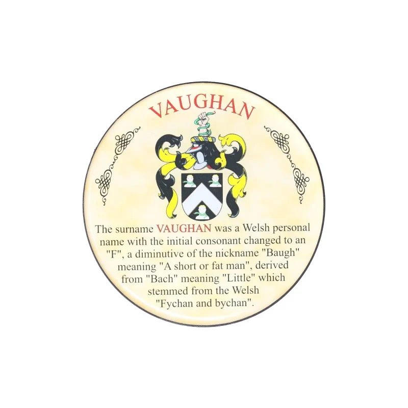 vaughan heraldic coaster set