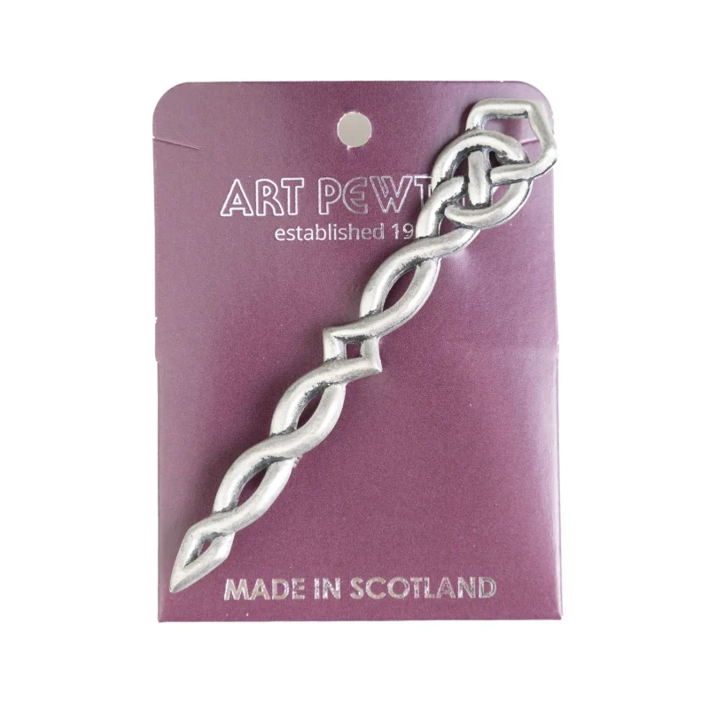 vintage argyll interlace kilt pin antique design