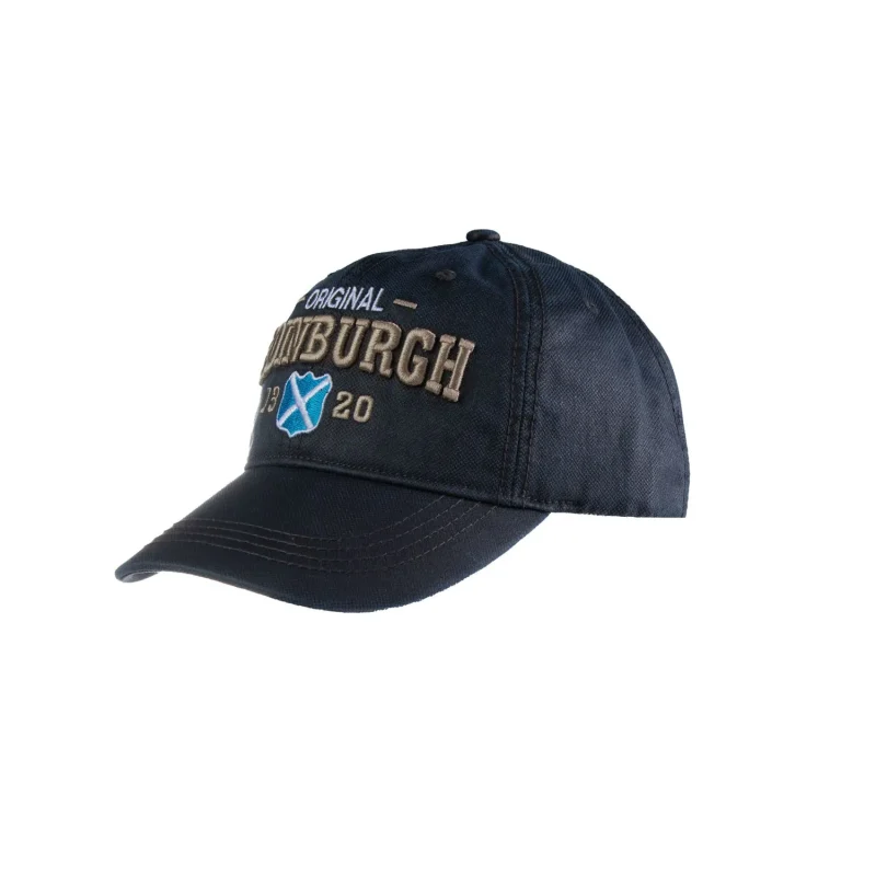 vintage blue edinburgh shield cap