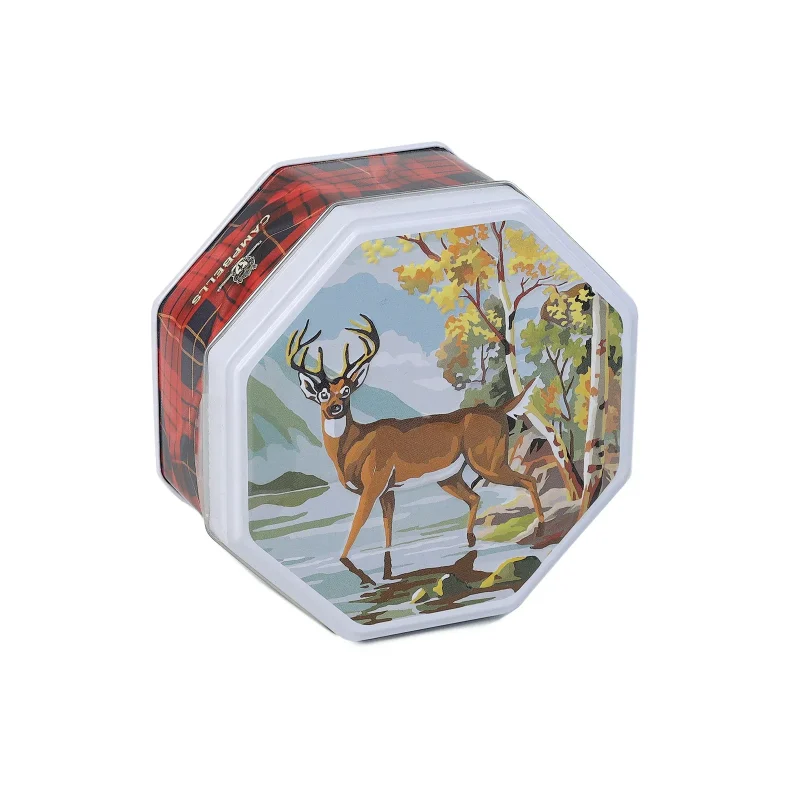 vintage stag tin