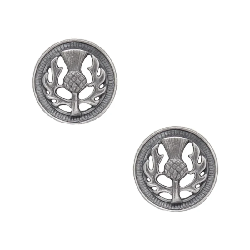 vintage thistle cufflinks