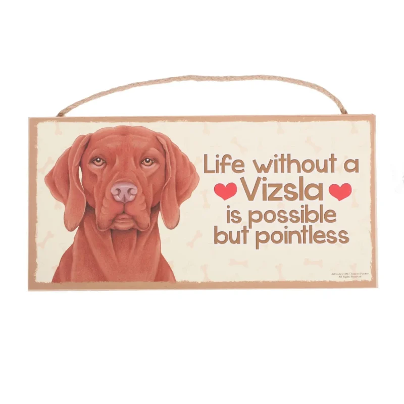 vizsla pet plaque for home decor