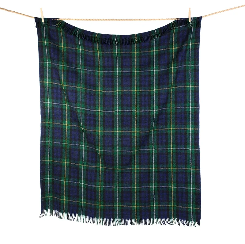 warm wool blend campbell of argyll tartan blanket throw