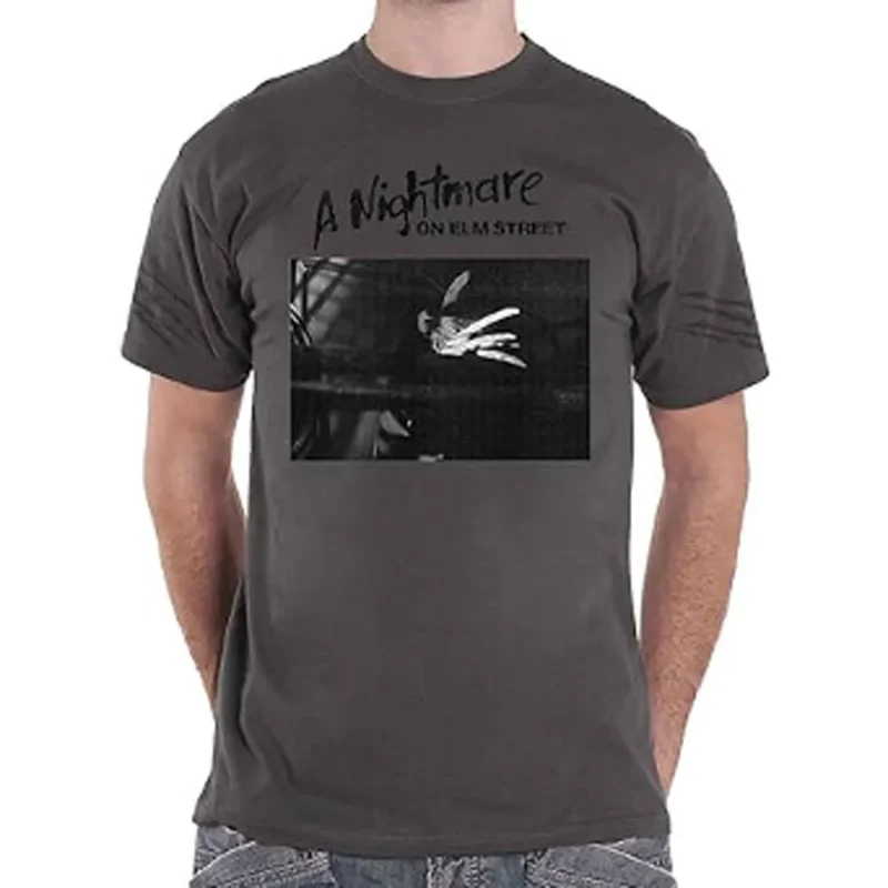 warner bros nightmare on elm street graphic tee