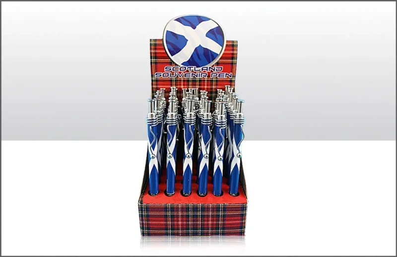 wavy clip scotland pen