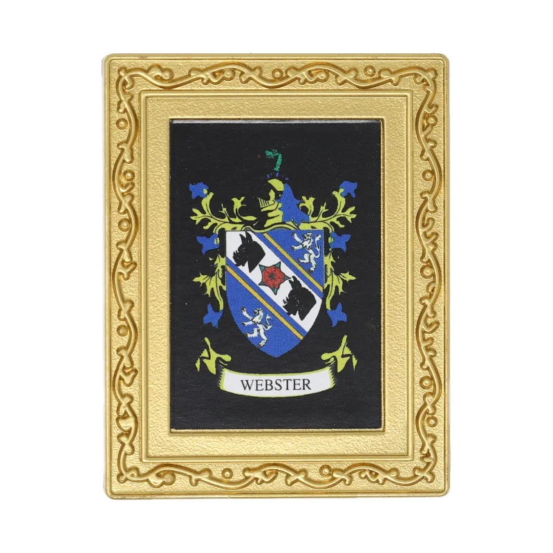 webster coat of arms fridge magnet