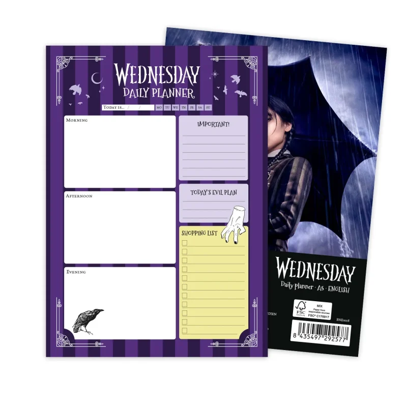 weekly planner notepad for desk