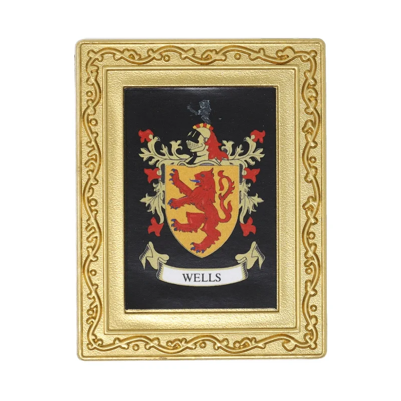 wells coat of arms fridge magnet