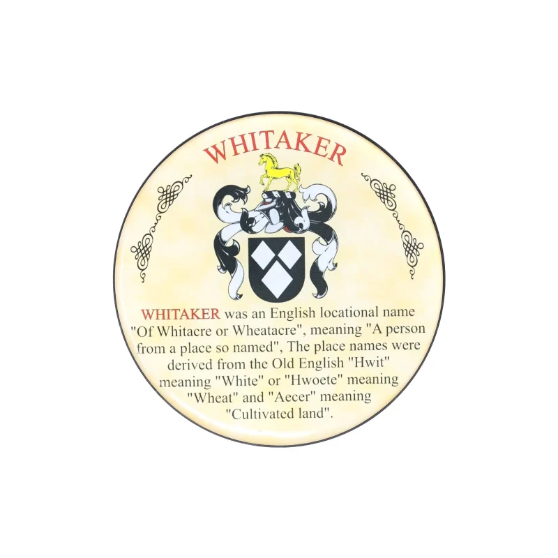 whitaker heraldic coaster collection