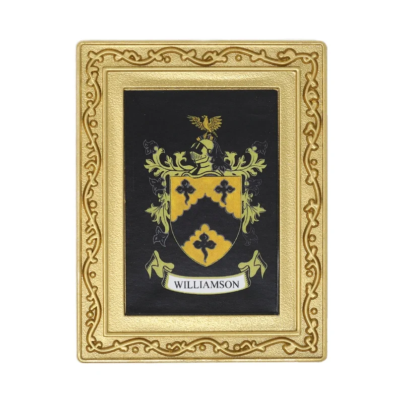 williamson coat of arms fridge magnet