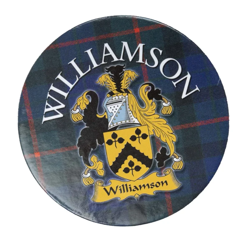 williamson s clan round cork coasters