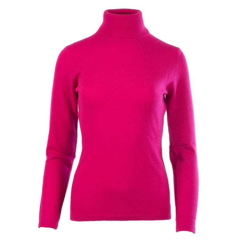 women s 100 cashmere fuchsia dunedin sweater