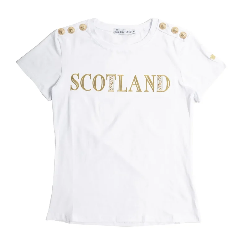 women s florence scotland white t shirt