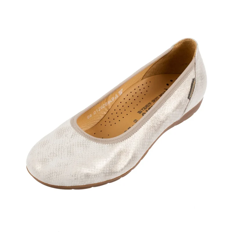 women s sand leather ballerina flats