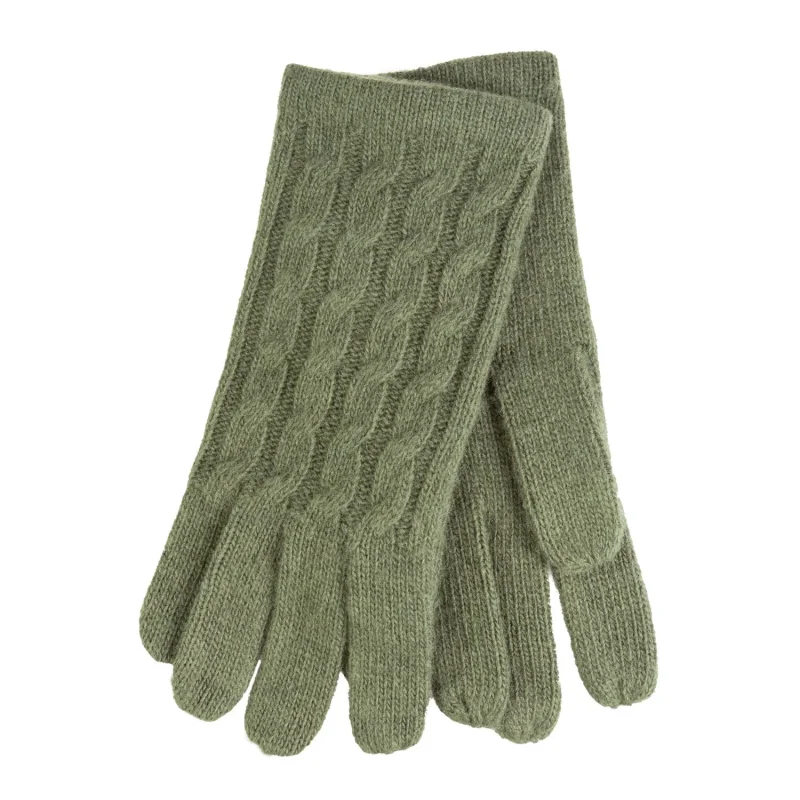 women s soft lambswool gloves olive green