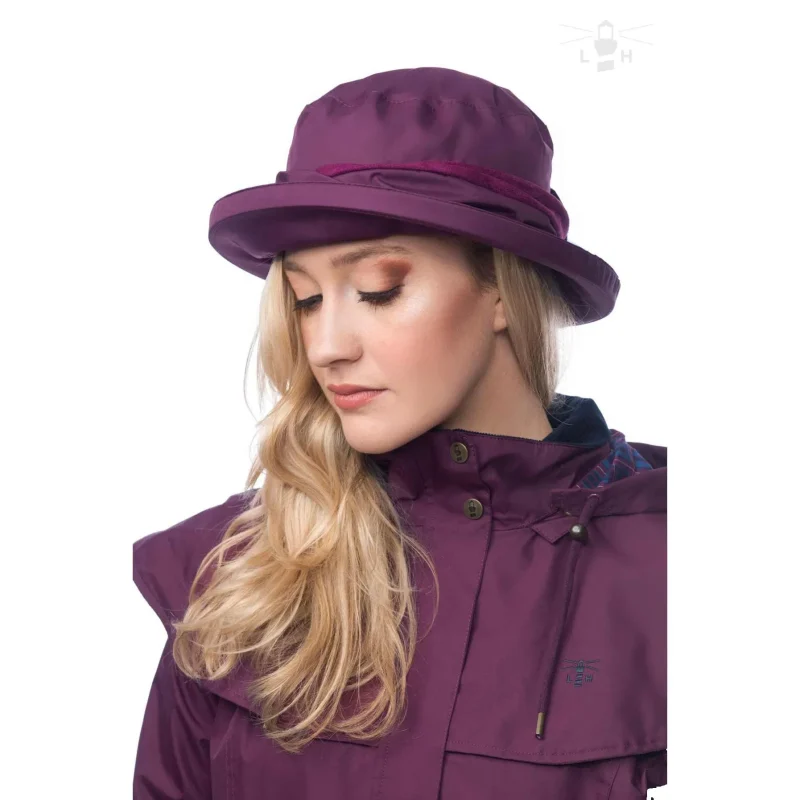 women s waterproof plum canterbury hat