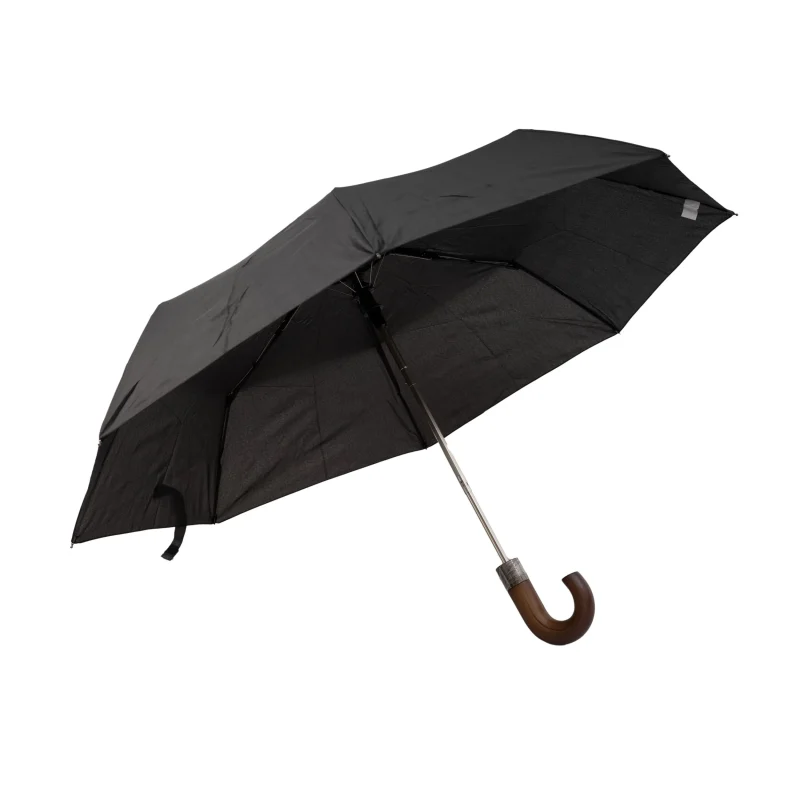 wooden crook handle umbrella