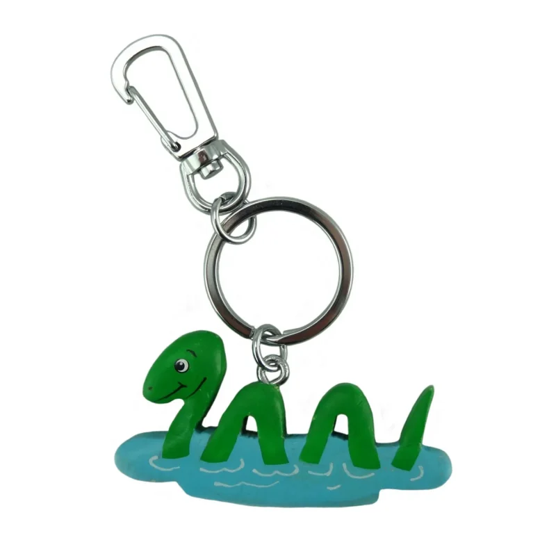 wooden nessie keyring adorable wooden keyring