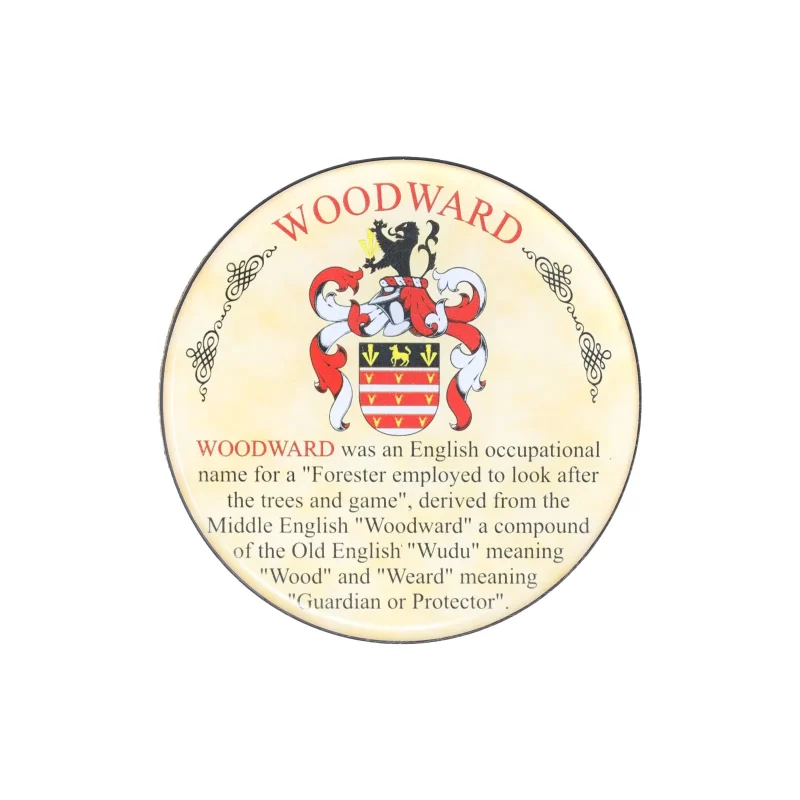 woodward heraldic coaster set