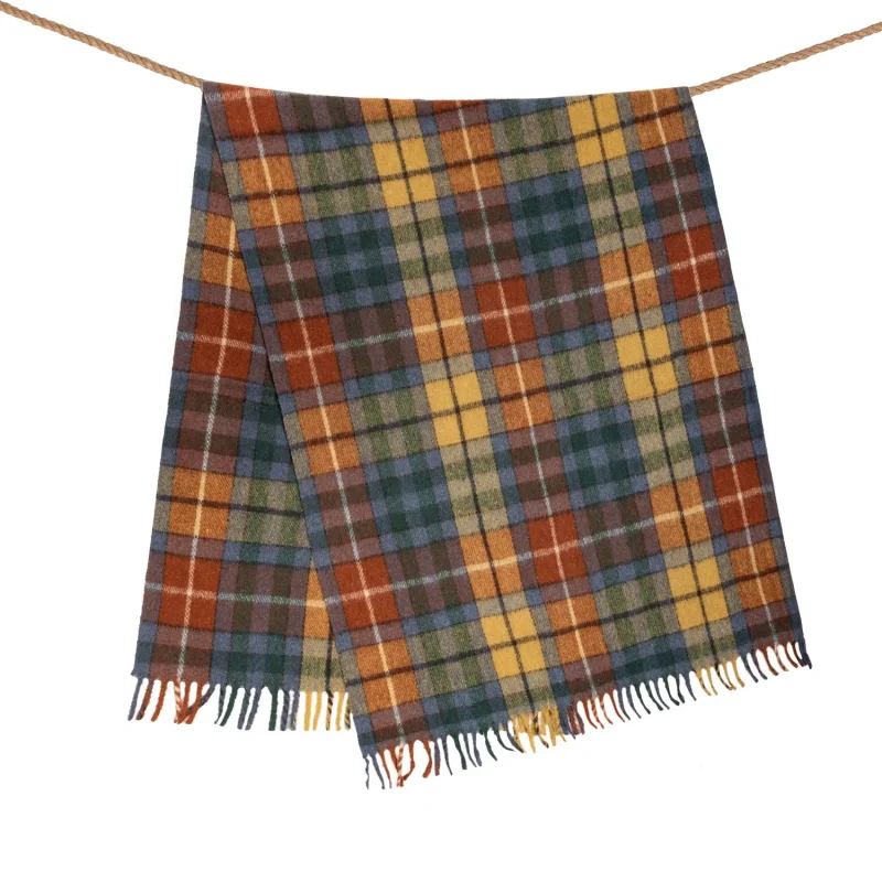 wool tartan knee blanket buchanan ancient