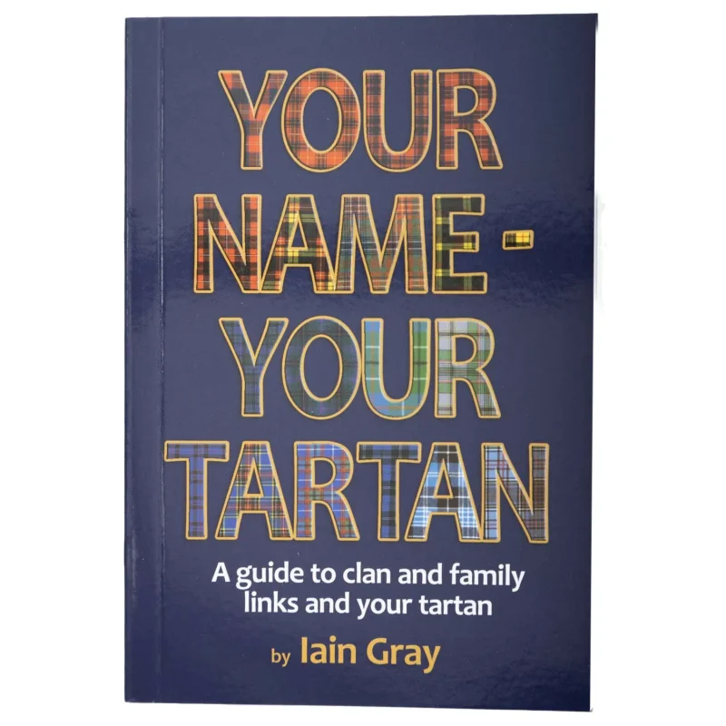 your name tartan personalized book